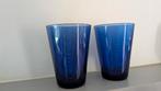 2 Iittala Kartio waterglazen ultramarijn blauw, Huis en Inrichting, Keuken | Servies, Ophalen of Verzenden, Zo goed als nieuw