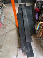 Zweeds Rabat Douglas Restpartij - Zwart, Ophalen, Gebruikt, 25 tot 50 mm, Plank