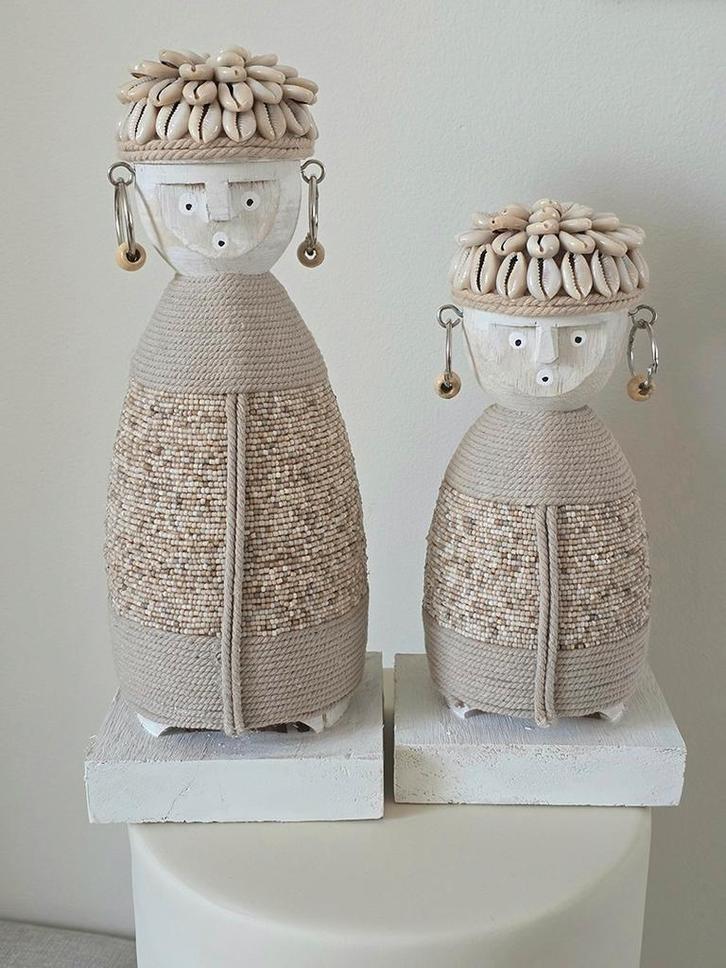 Namji houten beeld zand 2 uit Bali, Huis en Inrichting, Woonaccessoires | Boeddhabeelden, Nieuw, Ophalen of Verzenden