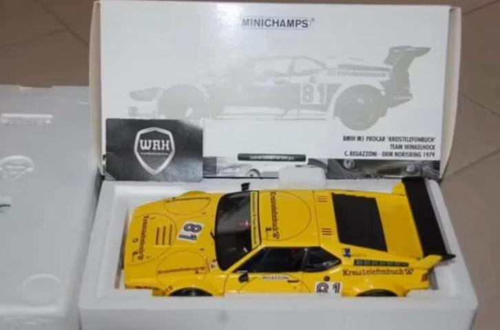 SALE 1:18 BMW M1 PROCAR Kreistelefonbuch #81 Minichamps WRH, Hobby en Vrije tijd, Modelauto's | 1:18, Zo goed als nieuw, Auto
