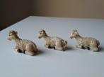 3 kunststof schaapjes kerstgroep, kerststal, Diversen, Kerst, Ophalen of Verzenden, Zo goed als nieuw