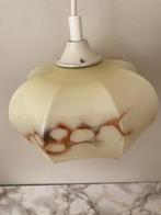 Opaline glas hanglamp, art deco style, Ophalen of Verzenden