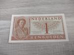 Bijna UNC biljet 1 gulden 1949, muntbiljet Juliana, Postzegels en Munten, Bankbiljetten | Nederland, 1 gulden, Ophalen