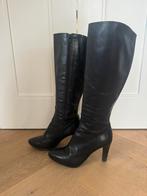 Leren laarzen met hak –maat 38,5– Made in Italy (vero cuoio), Kleding | Dames, Schoenen, Hoge laarzen, Vero Cuoio, Zwart, Ophalen of Verzenden