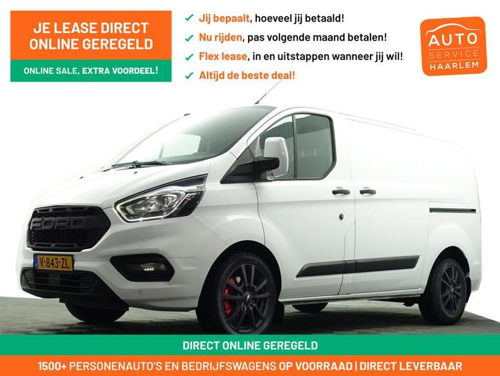 Ford Transit Custom 320 2.0 TDCI Euro 6 Aut- 2x Schuifdeur,, Auto's, Bestelauto's, Bedrijf, Te koop, ABS, Achteruitrijcamera, Adaptive Cruise Control