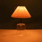 Minimalist glazen tafellamp 70s l ghost glass table lamp, Ophalen of Verzenden