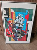 Zeefdruk nest jonge vogels  Patty Harpenau 1995 40x60 cm, Ophalen