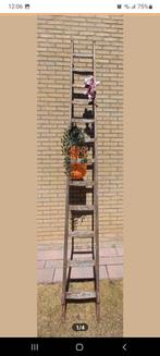 Decoratieladder vintage, Doe-het-zelf en Verbouw, Ladders en Trappen, Ophalen, Gebruikt
