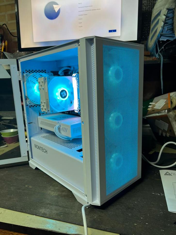 Game PC - ryzen 5 /rx 580 8gb/ 4tb ssd!!!, Computers en Software, Desktop Pc's, Zo goed als nieuw, 3 tot 4 Ghz, SSD, 16 GB, Met videokaart