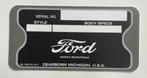FORD TYPE plaat - RECLAMEBORDJE  30x15, Ophalen of Verzenden, Zo goed als nieuw, Auto's