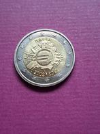 2012 Malta 2 euro 10 jaar invoering Euros cash, Verzenden, Malta, 2 euro, Losse munt