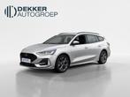 Ford Focus Wagon 1.0 EcoBoost Hybrid 125pk ST-line, Auto's, Gebruikt, 1404 kg, Lichtsensor, 3 cilinders
