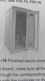 sauna 206x135x200cm, Sport en Fitness, Sauna, Nieuw, Complete sauna, Ophalen, Fins of Traditioneel