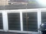 Houten meranti kozijn voor dakkapel, Ophalen of Verzenden, Zo goed als nieuw, Inclusief glas, 75 tot 150 cm