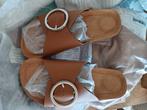 slippers cognac bruin met gesp comfort birkenstock, Ophalen of Verzenden, Nieuw, Bruin