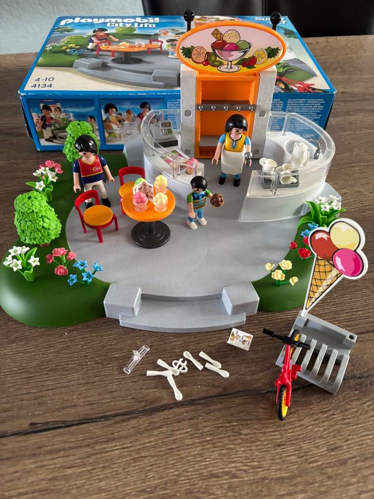 Ijssalon van playmobil., Ophalen of Verzenden, Nieuw