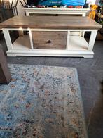 Houtensalon tafel, Ophalen, 50 tot 100 cm, Zo goed als nieuw, Minder dan 50 cm