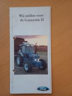 Foldertje wij stellen voor de Generatie II Ford tractoren, Boeken, Ophalen of Verzenden, Gelezen, Tractor en Landbouw