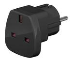 Travel Adapter voor Britse 3 poot naar Euro 2 poot geaard, Ophalen of Verzenden, Nieuw, Stekker