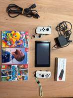 Nintendo Switch met 3 games, Spelcomputers en Games, Spelcomputers | Nintendo Switch, Met games, Met 2 controllers, Ophalen of Verzenden