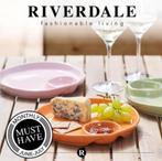 Nieuw: 6 Riverdale tapasborden,  verschillende kleuren, Nieuw, Ophalen of Verzenden, Bord(en), Overige stijlen