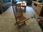 Teakhouten klapstoel kindermaat, nieuw (winkelprijs € 75,-), Ophalen of Verzenden, Nieuw, Stoel(en)