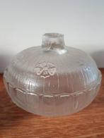 Vintage glazen bonbonnière, Antiek en Kunst, Antiek | Glas en Kristal, Ophalen of Verzenden