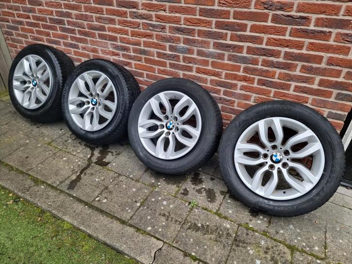 BMW X3 F25 winterbanden 17", Originele velgen, Gebruikt, Auto-onderdelen, Banden en Velgen, Banden en Velgen, Winterbanden, 17 inch
