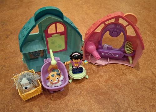 LittlePeople Fisher-Price speelset dieren trimsalon/kapsalon, Kinderen en Baby's, Speelgoed | Fisher-Price, Zo goed als nieuw