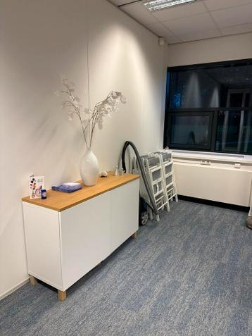 Wit / eiken dressoir perfecte staat - afbeelding 1