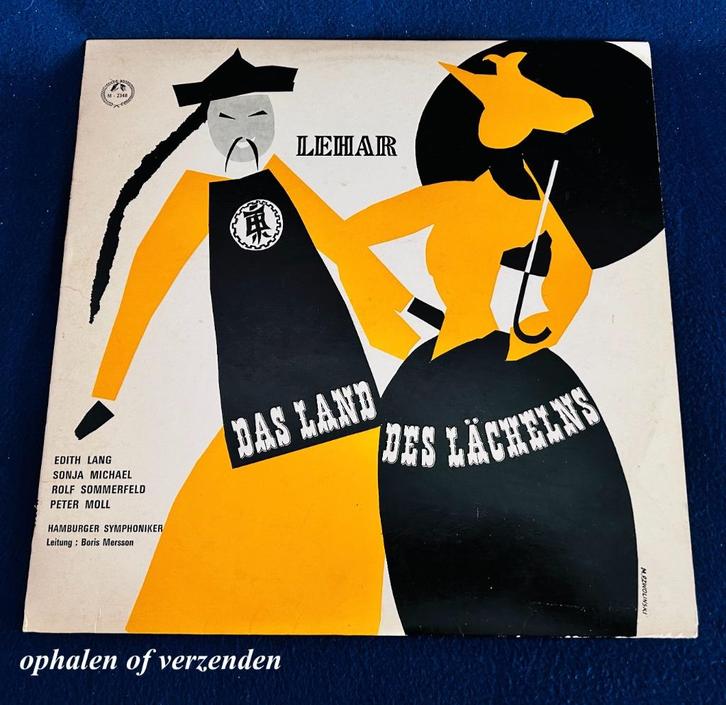 jaren '60 LP Franz Lehar Das Land des Lächelns vinyl Elpee, Cd's en Dvd's, Vinyl | Klassiek, Gebruikt, Opera of Operette, Ophalen