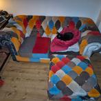 Jan Frantzen x Patched Chesterfield Bank, Huis en Inrichting, Ophalen, Gebruikt, 75 tot 100 cm, Stof