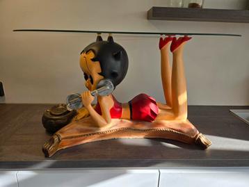 Betty Boop Glazen Salontafel - Uniek Design! beschikbaar voor biedingen