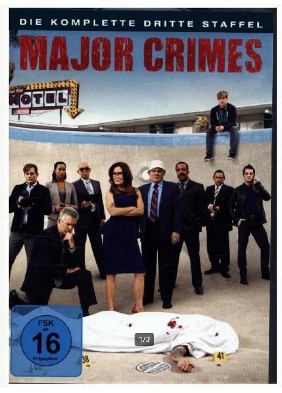Major Crimes - Seiz.3 (DVD/ENGELS/DUITS HOESJE/NL Ondert.!), Cd's en Dvd's, Dvd's | Tv en Series, Nieuw in verpakking, Actie en Avontuur