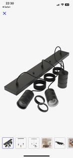 Calex Plafondlamp plafondplaat met 3 pendels E27, Ophalen, Zo goed als nieuw, Minder dan 50 cm