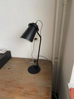 Zwarte Metalen Bureaulamp, Huis en Inrichting, Ophalen, Zo goed als nieuw, Metaal, Minder dan 50 cm