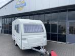 Adria Altea 390 DS Bed + Zit + WC 850KG leeg Bovag 2025 !!, Caravans en Kamperen, Caravans, Schokbreker, Bedrijf, Treinzit, 750 - 1000 kg