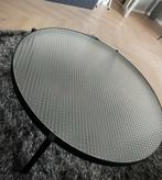 Bolia Glazen Salontafel - ZGAN, Huis en Inrichting, Ophalen, Rond, 50 tot 100 cm, Minder dan 50 cm