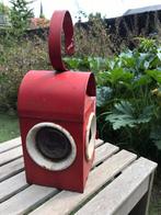 Vintage seinlamp spoorlamp, Verzamelen, Ophalen, Gebruikt, Trein, Overige typen