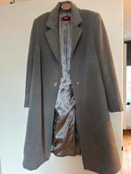 Grijze winterjas/mantel met zilveren details - Maat S, Ophalen of Verzenden, Zo goed als nieuw, Maat 36 (S), Grijs
