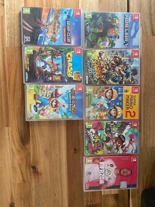 Diverse nintendo switch spellen., Spelcomputers en Games, Games | Nintendo Switch, Zo goed als nieuw, 3 spelers of meer, Vanaf 3 jaar