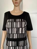 G245 Mart Visser maat 40=M jurk jurkje zwart/wit, Kleding | Dames, Maat 38/40 (M), Mart Visser, Zwart, Ophalen of Verzenden