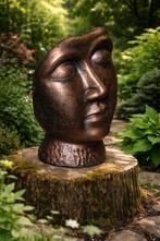 gezicht tuinbeeld in brons kleur, Ophalen, Overige materialen, Www.bossewinkel.nl, Diepenheimseweg 30
