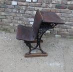 oud gietijzeren schoolstoeltje met tafeltje, Antiek en Kunst, Ophalen