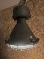 2 Industriële Hanglampen, Huis en Inrichting, Lampen | Hanglampen, Ophalen, Gebruikt, Metaal, Minder dan 50 cm