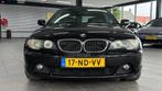 BMW 3-serie Cabrio 320Ci Executive 6 cilinders automaat leer, Auto's, Gebruikt, Zwart, Cabriolet, 4 stoelen