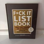 F*ck it List Book, als nieuw, Verzenden, Zo goed als nieuw, Overige onderwerpen