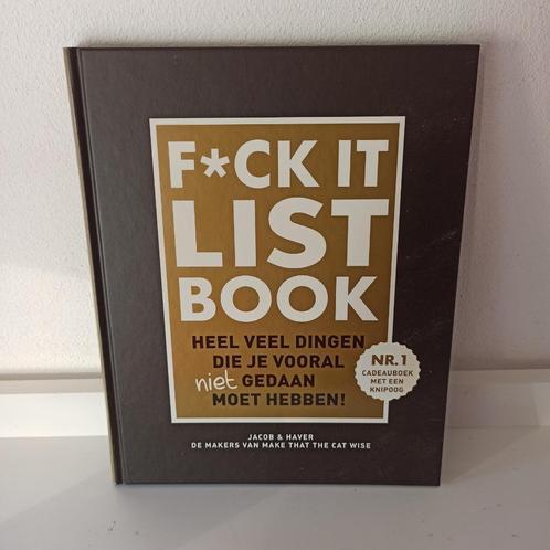 F*ck it List Book, als nieuw, Boeken, Hobby en Vrije tijd, Zo goed als nieuw, Overige onderwerpen, Verzenden