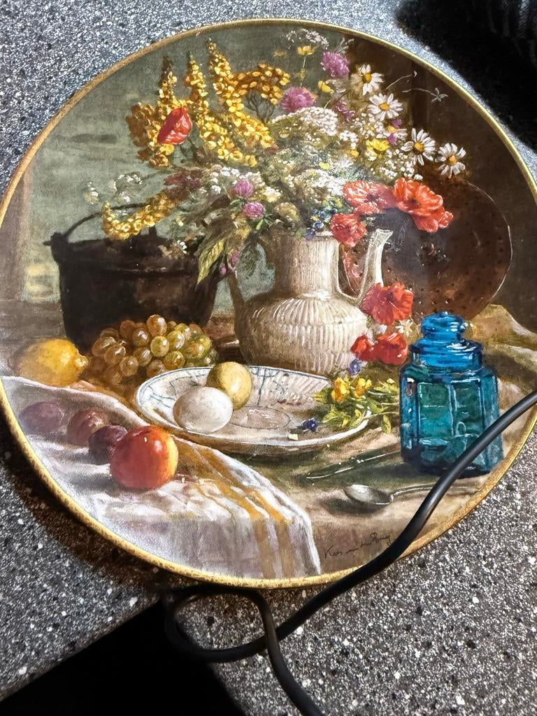 Mosa Wandbord - Ochtend Stilleven, Antiek en Kunst, Antiek | Wandborden en Tegels, Ophalen of Verzenden