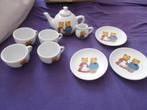 Servies kinderservies theeservies beren theepot kop en schot, Kinderen en Baby's, Speelgoed | Overig, Ophalen of Verzenden, Gebruikt
